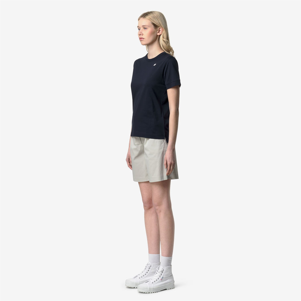 T-Shirts & Top_Woman_EMEL JERSEY_T-Shirt_Blue Depth - Commercial 5