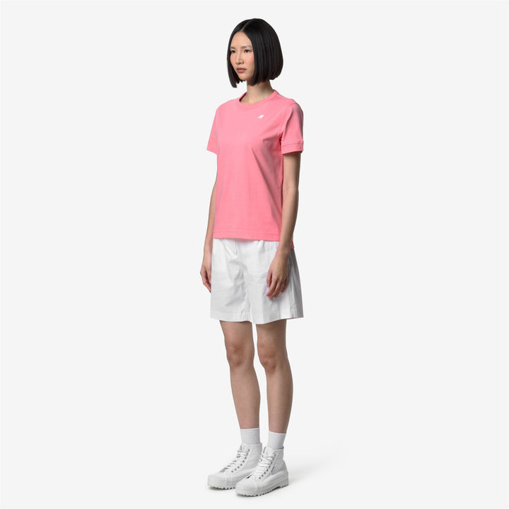 EMEL JERSEY - T-ShirtsTop - T-Shirt - Donna - PINK GERANIUM 4