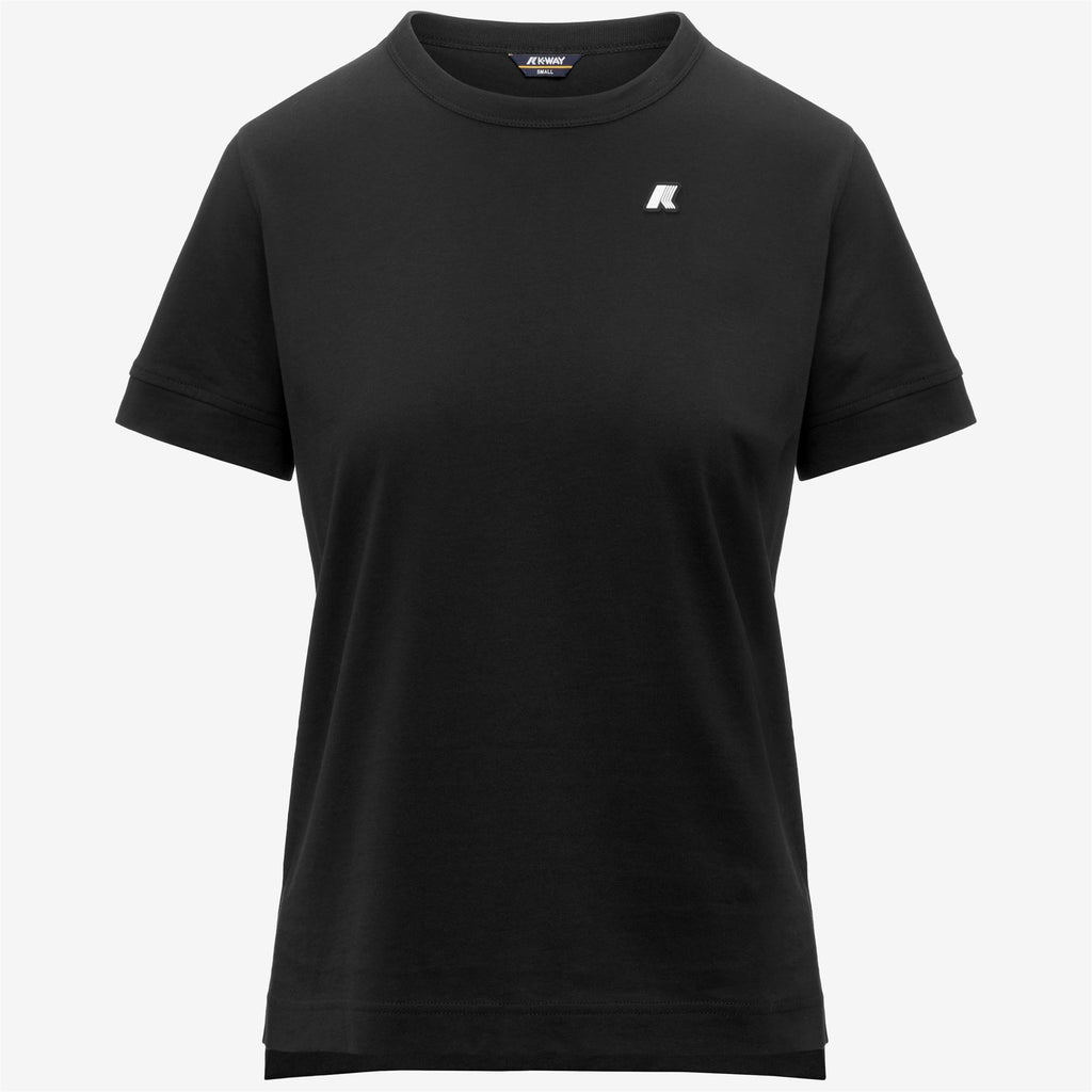 T-Shirts & Top_WOMAN_EMEL JERSEY_T-Shirt_Black Pure - Commercial 1