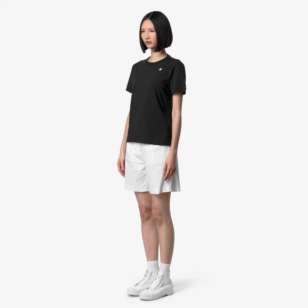 T-Shirts & Top_WOMAN_EMEL JERSEY_T-Shirt_Black Pure - Commercial 5