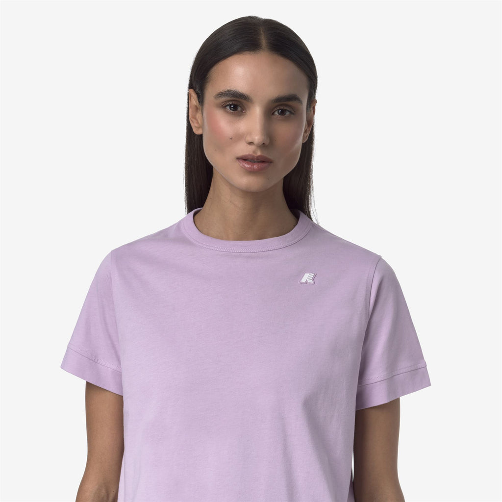 T-Shirts & Top_WOMAN_EMEL JERSEY_T-Shirt_Violet Lt Lilac - Commercial 7