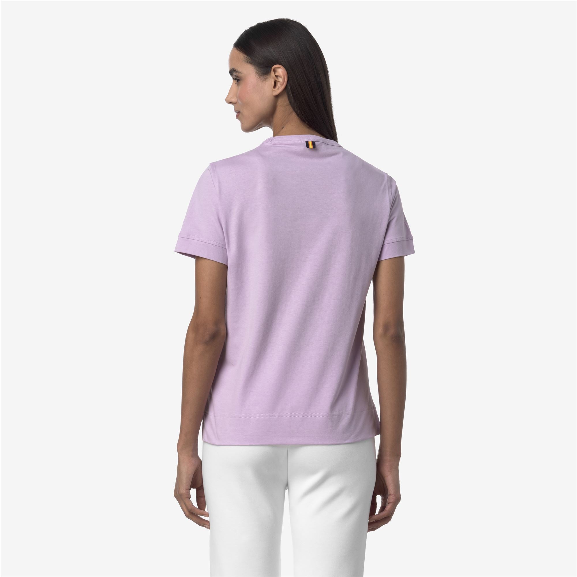 T-Shirts & Top_WOMAN_EMEL JERSEY_T-Shirt_Violet Lt Lilac - Commercial 6