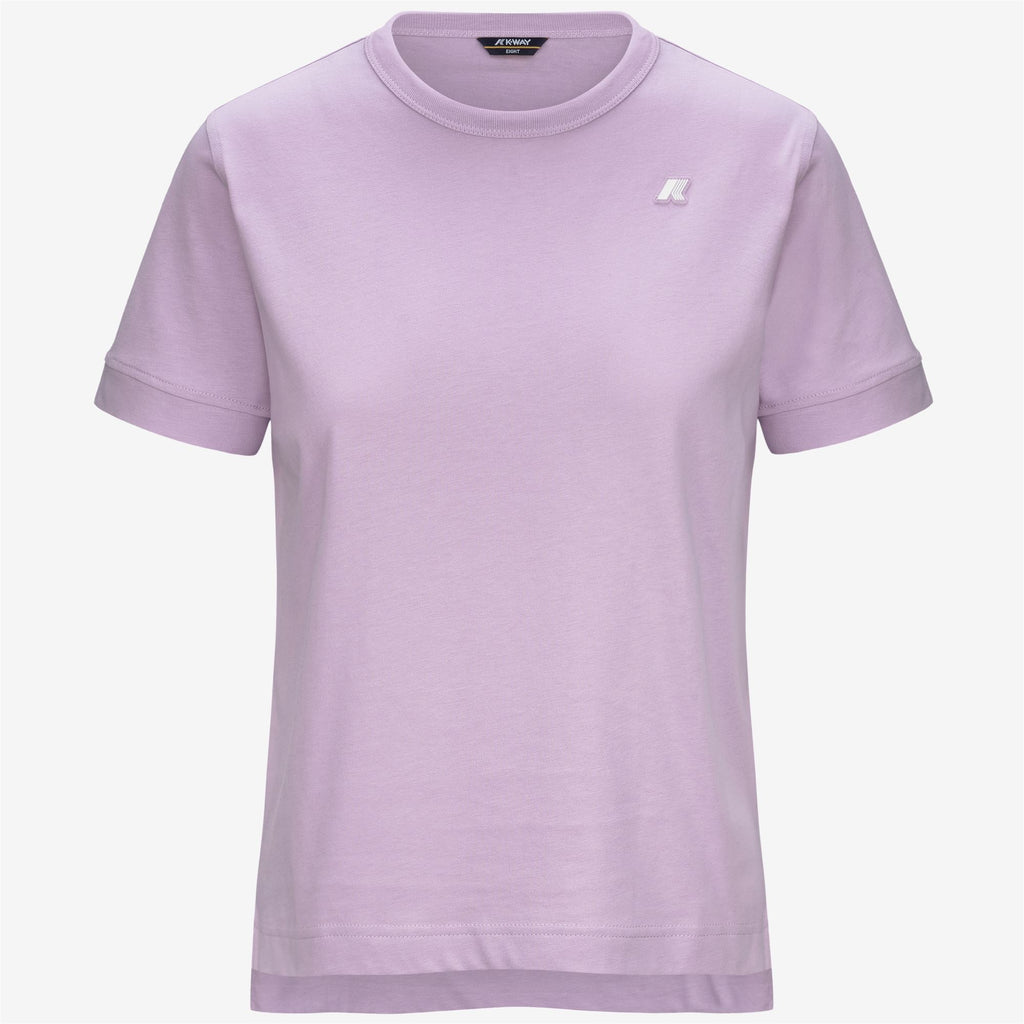 T-Shirts & Top_WOMAN_EMEL JERSEY_T-Shirt_Violet Lt Lilac - Commercial 1