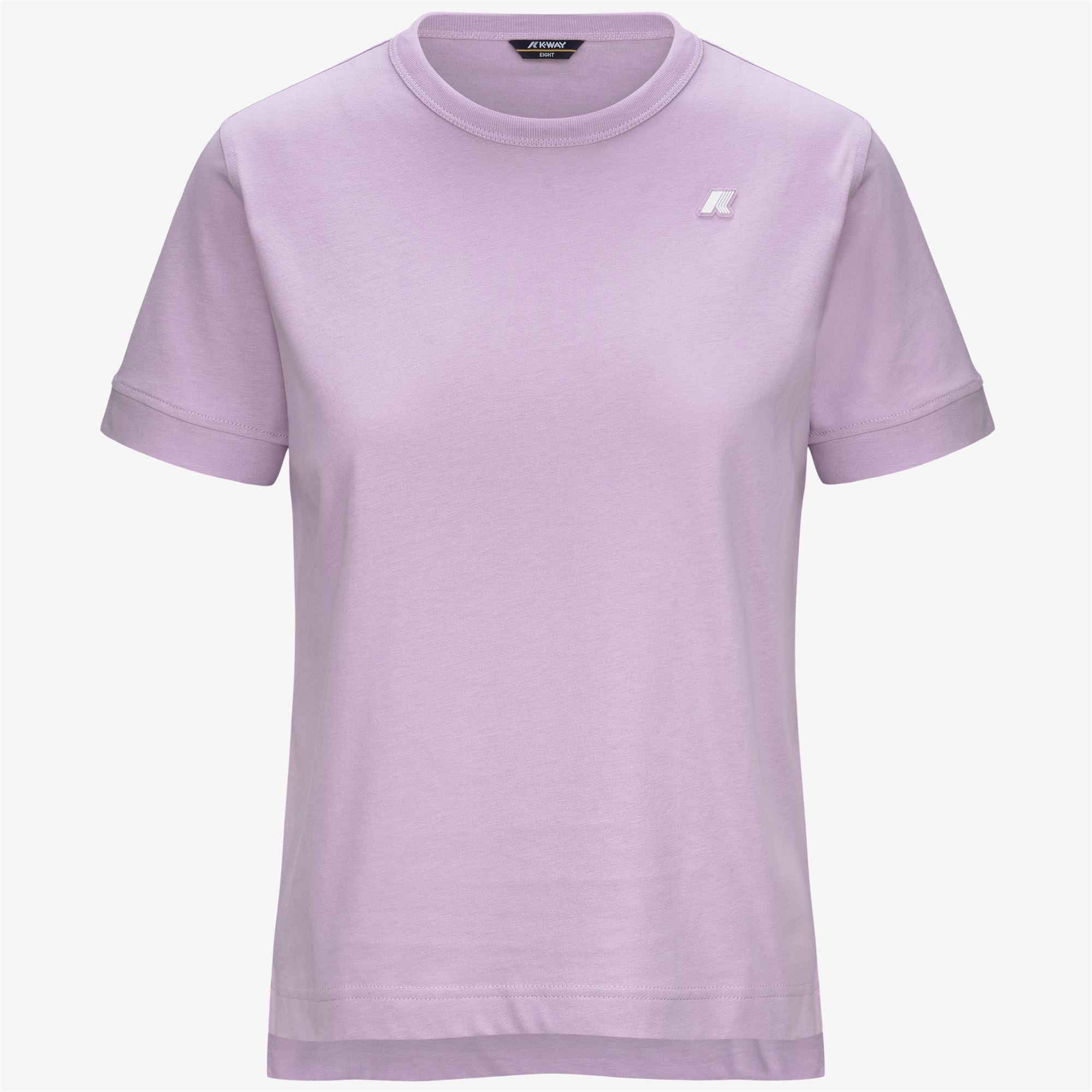 T-Shirts & Top_WOMAN_EMEL JERSEY_T-Shirt_Violet Lt Lilac - Commercial 1