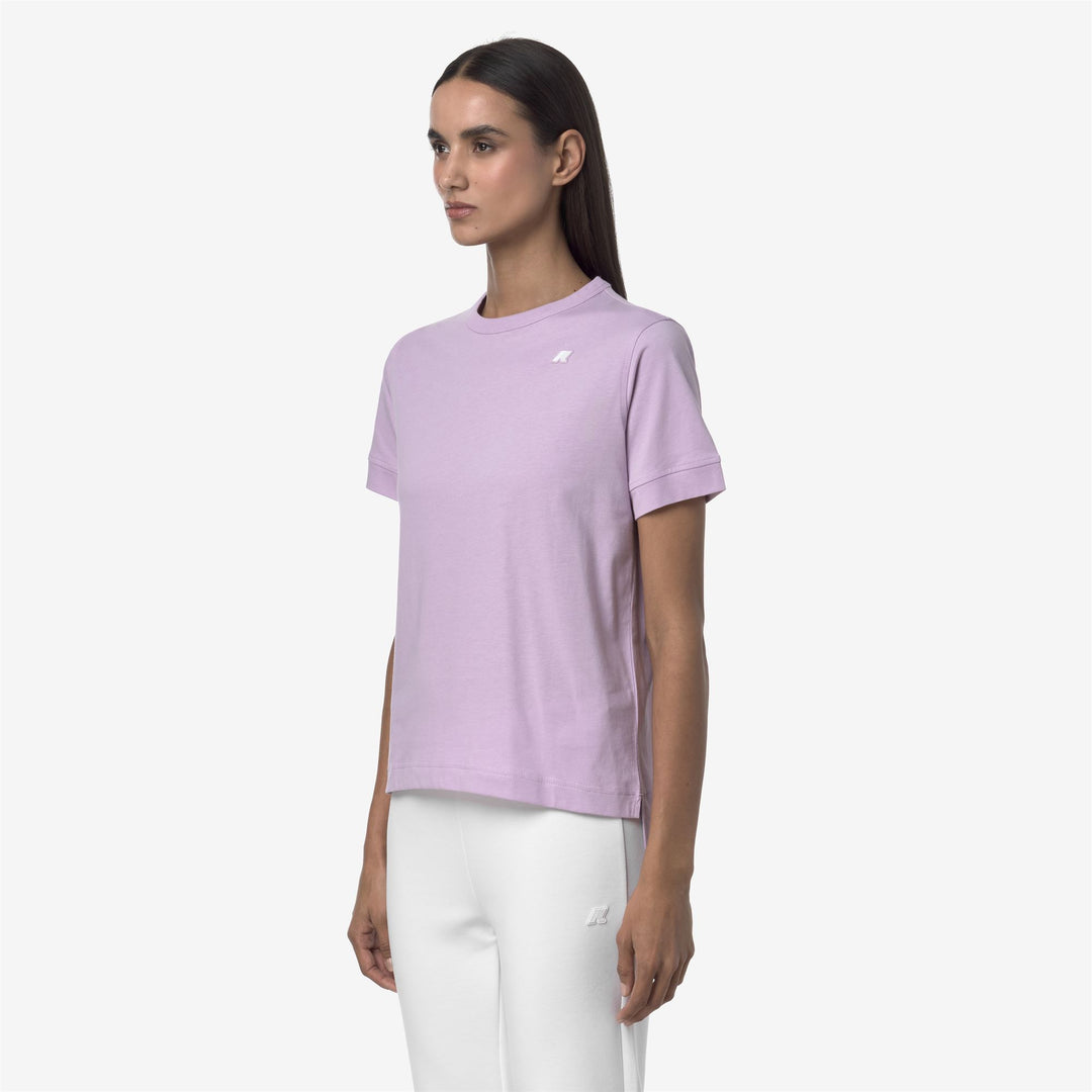 Violet Women's Cotton Crew Neck T-Shirt for Everyday Wear main