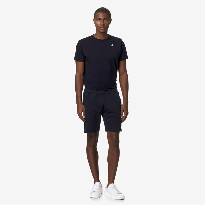 Blue Men's Sporty Chic Shorts for City Leisure and Travel 3