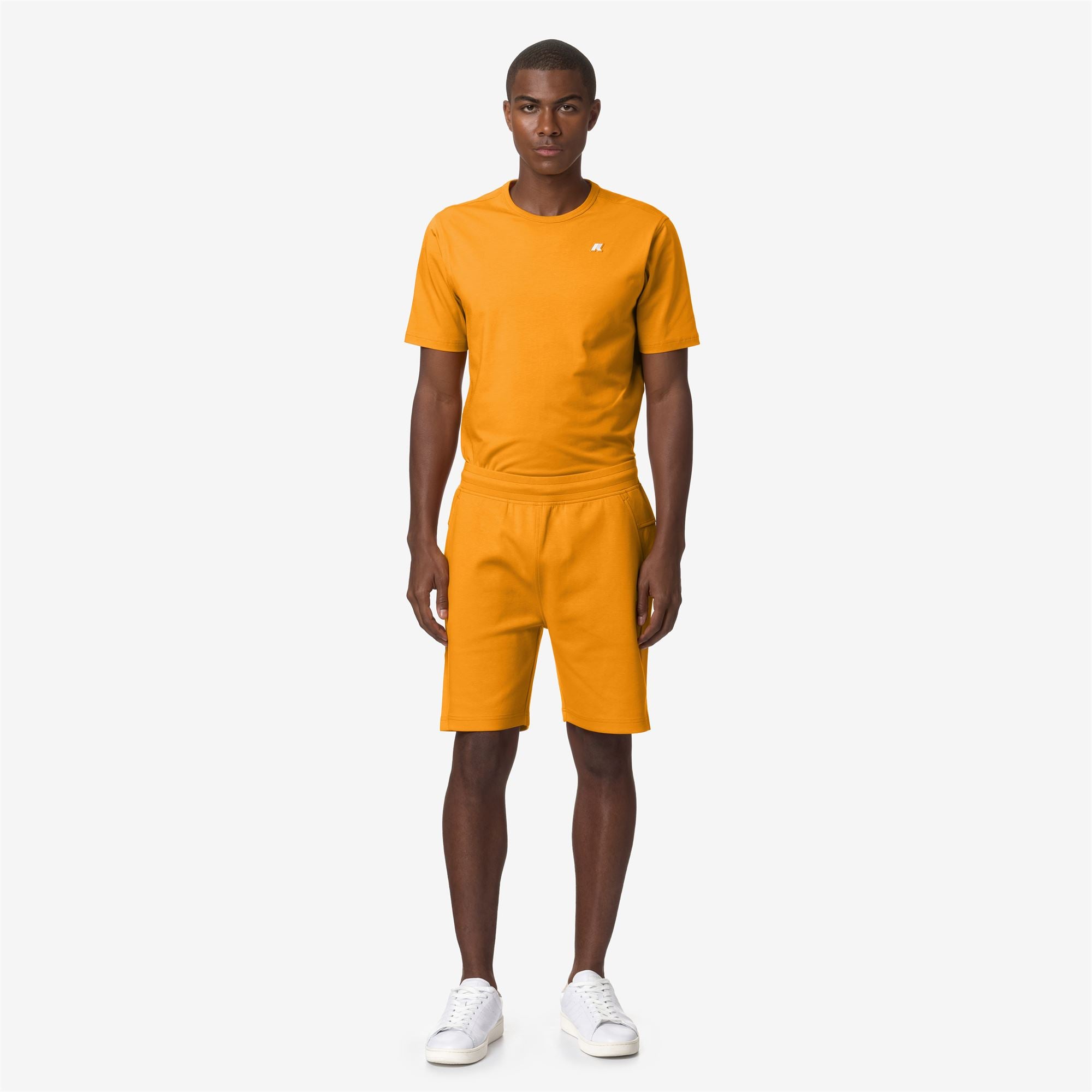 Shorts_Man_KENY INTERLOCK_Sport Shorts_Orange Md - Commercial 4