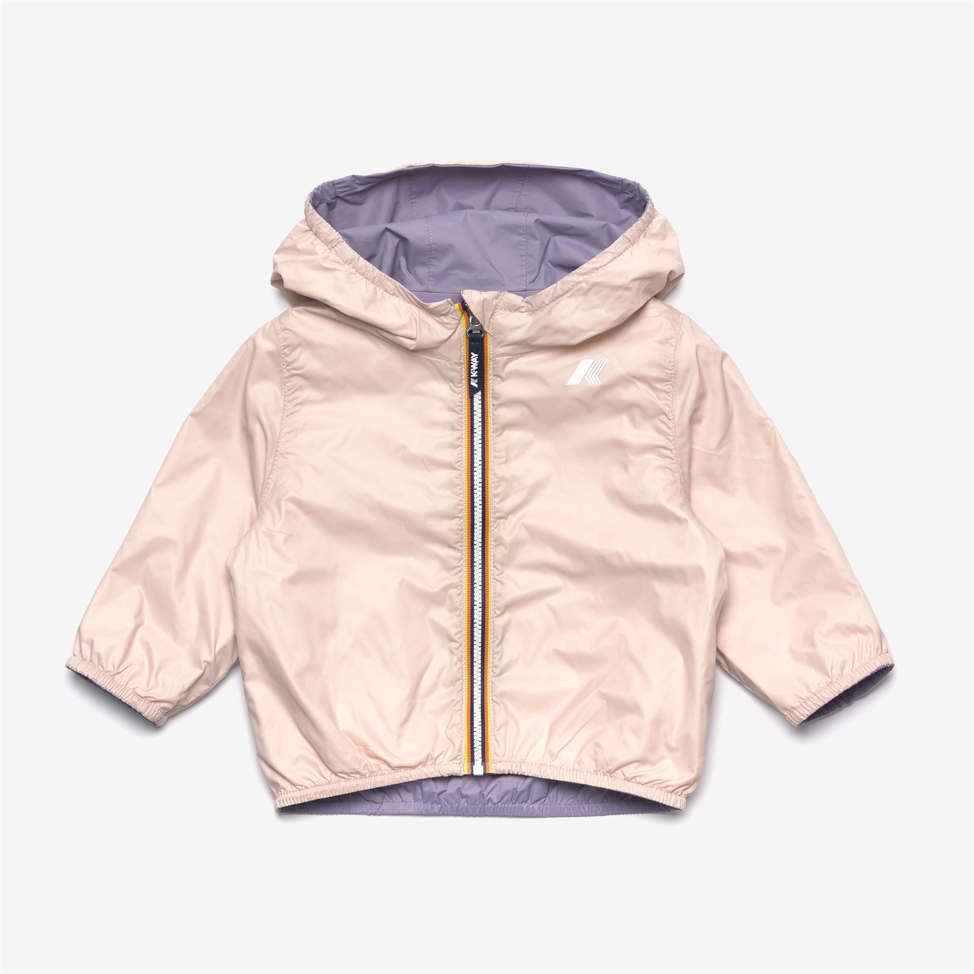 Jackets_Kid unisex_E. JAKE PLUS.2 DOUBLE_Short_Violet Glicine - Pink Gardenia - Commercial 3