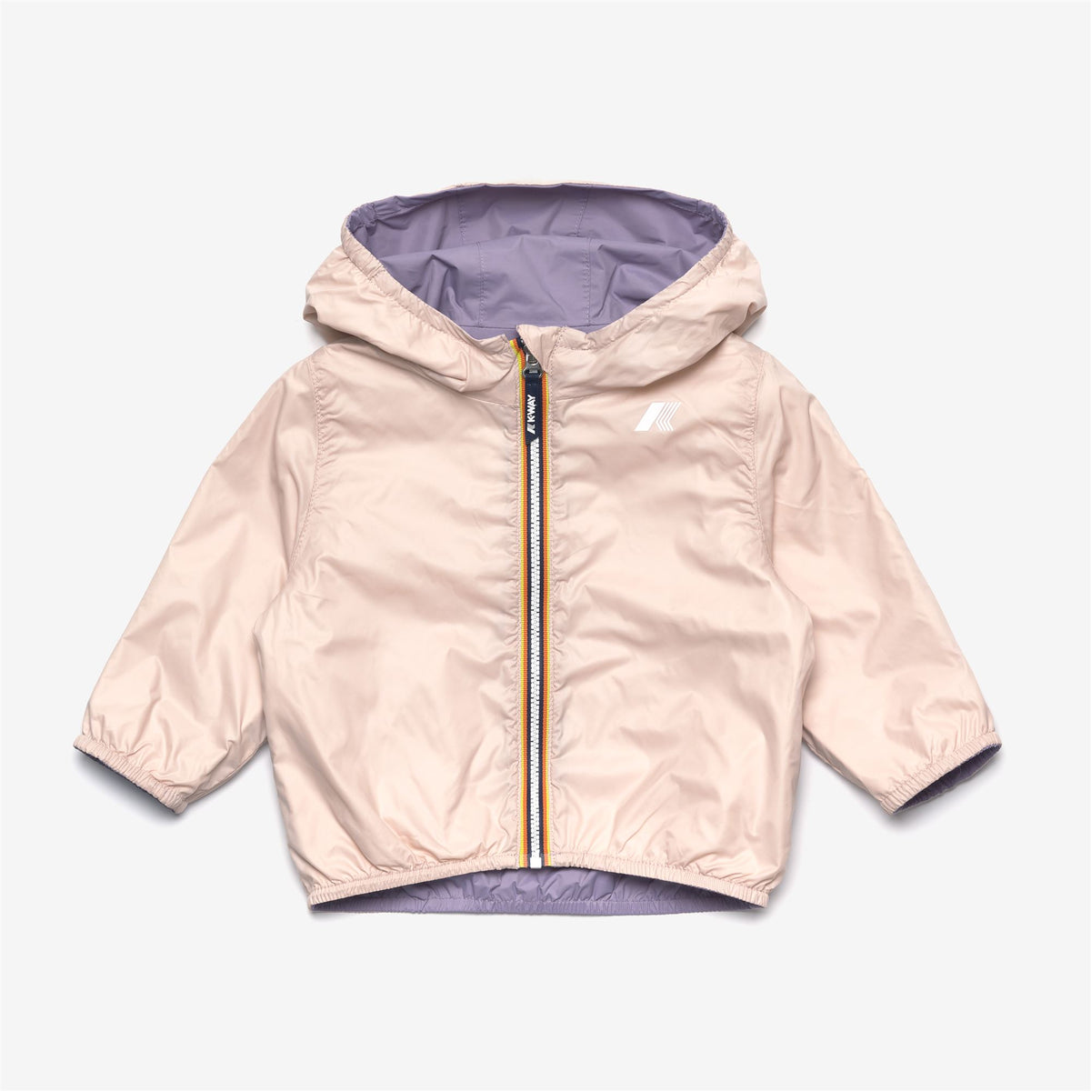 Jackets_Kid unisex_E. JAKE PLUS.2 DOUBLE_Short_Violet Glicine - Pink Gardenia - Commercial 2