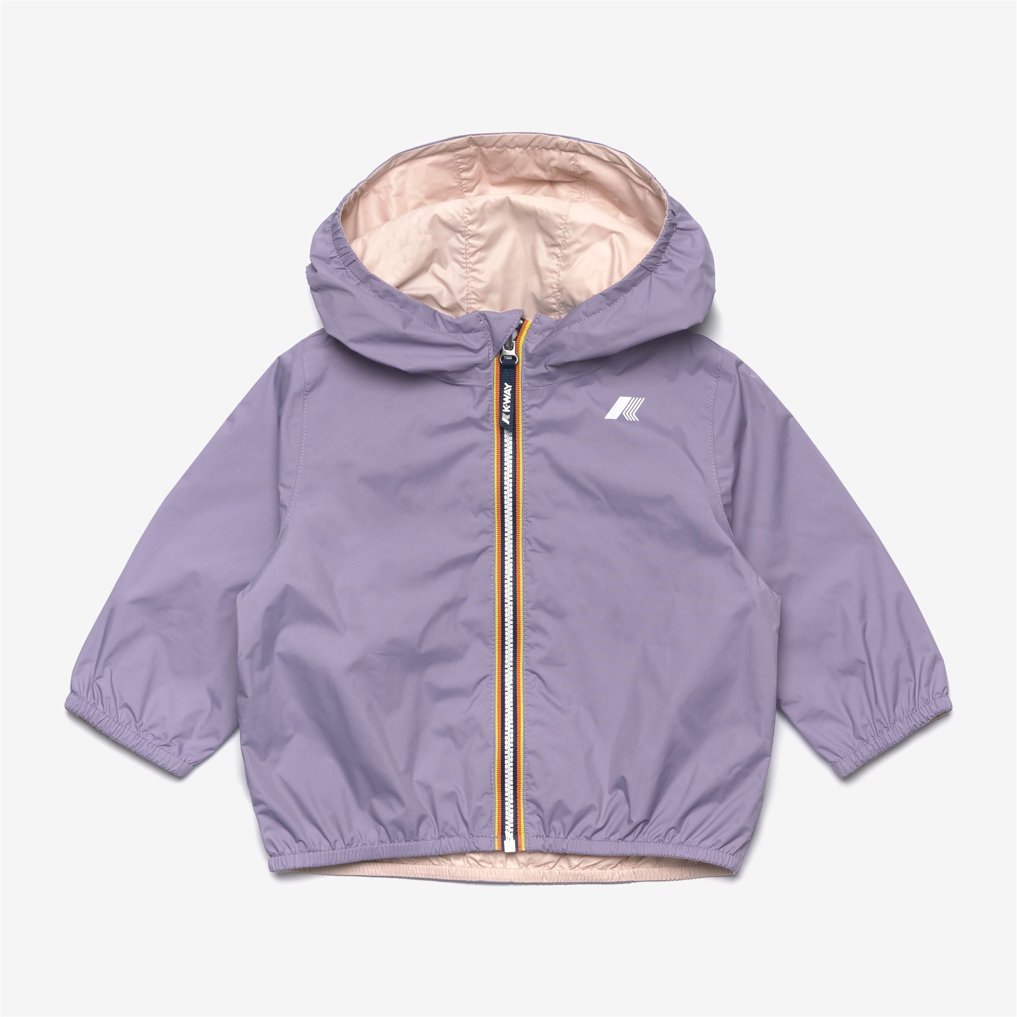 Jackets_Kid unisex_E. JAKE PLUS.2 DOUBLE_Short_Violet Glicine - Pink Gardenia - Commercial 1