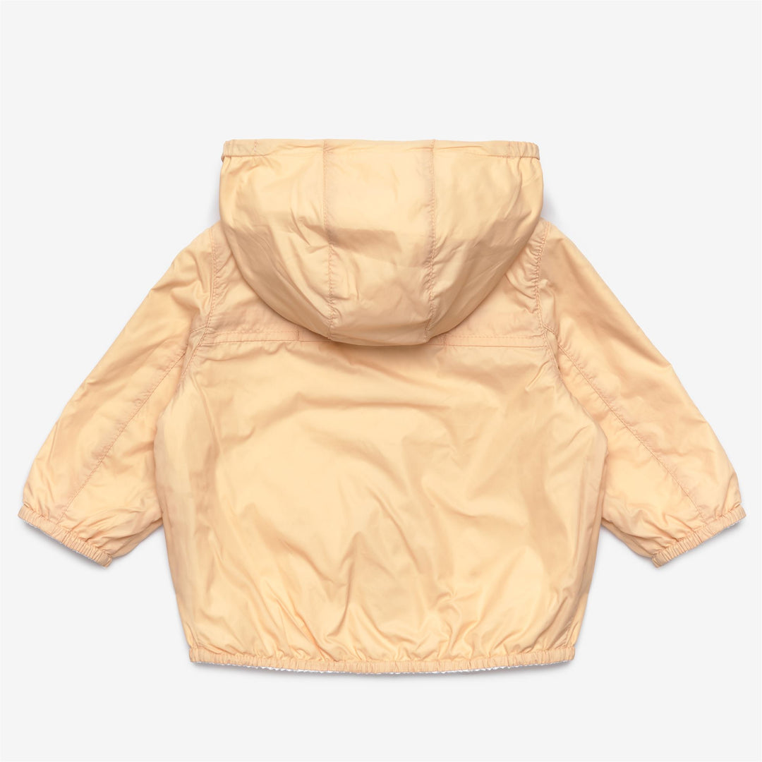 Giacca Ripiegabile Reversibile Beige Grigia per Bambini main