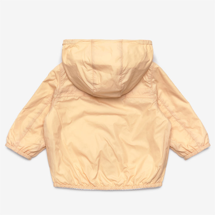 Giacca Ripiegabile Reversibile Beige Grigia per Bambini 2