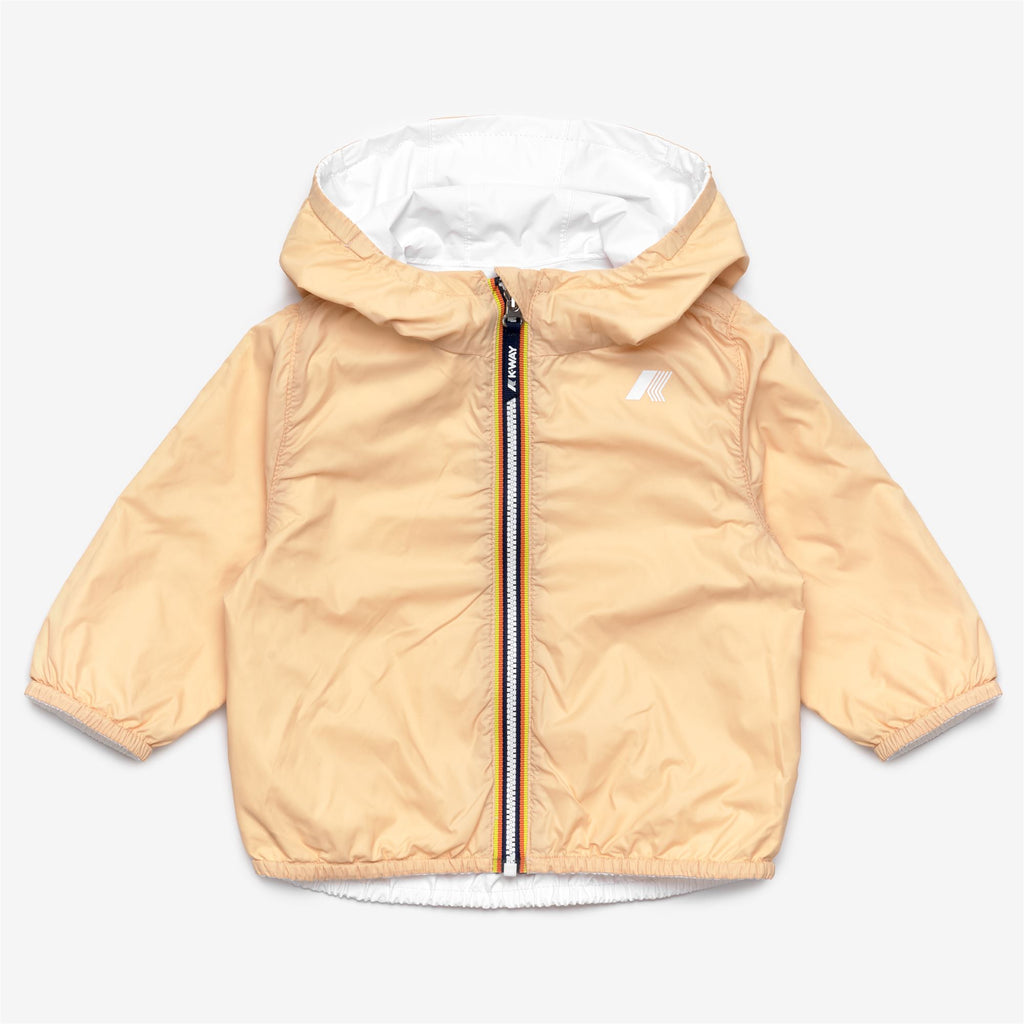 Jackets_KID UNISEX_E. JAKE PLUS.2 DOUBLE_Short_White - Beige Sheepskin - Commercial 1