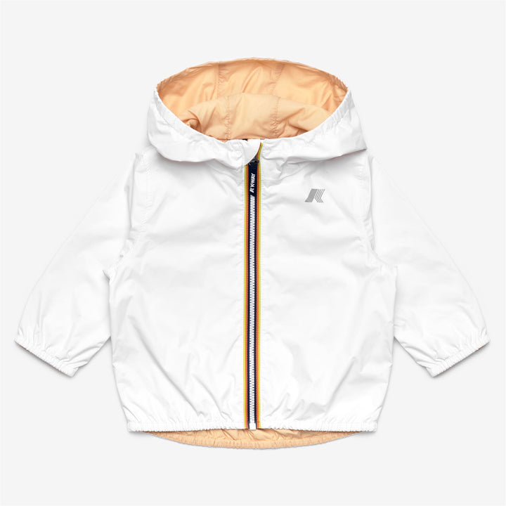 Giacca Ripiegabile Reversibile Beige Grigia per Bambini 3