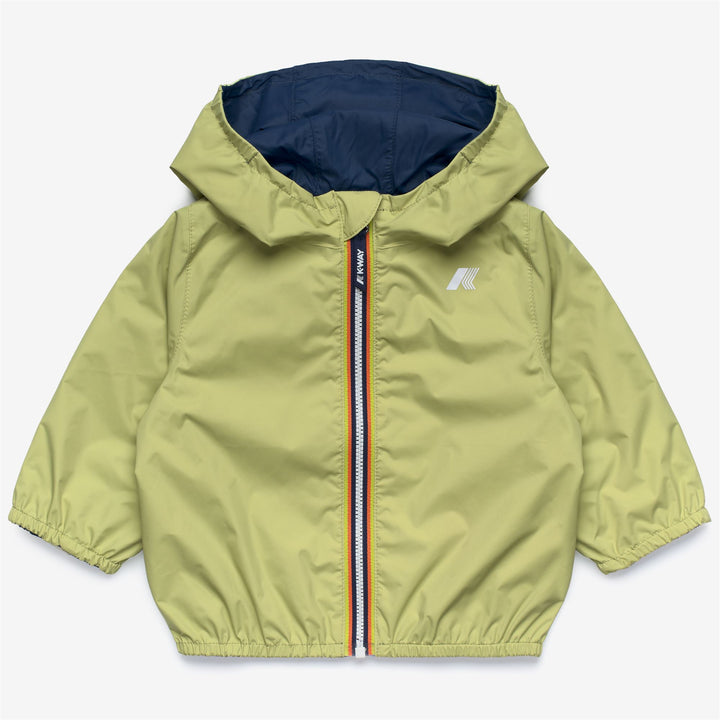 E. JAKE PLUS.2 DOUBLE Chaquetas Corto Niño unisex Green Dk Lime-Blue Insignia 2