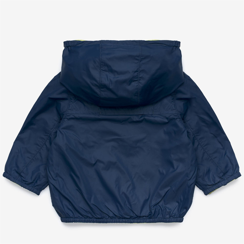 Jackets_Kid unisex_E. JAKE PLUS.2 DOUBLE_Short_Green Dk Lime - Blue Insignia - Commercial 4
