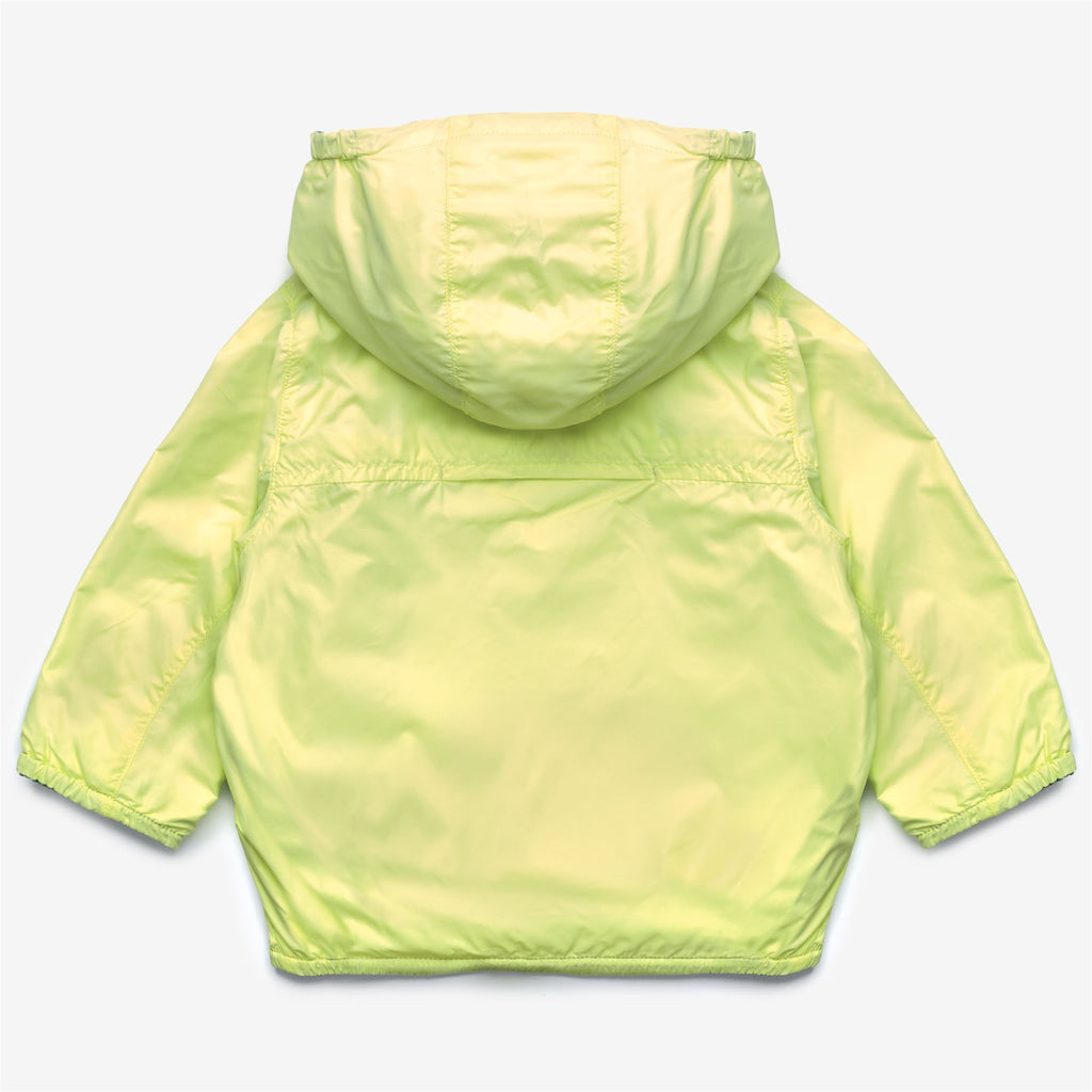 Jackets_Kid unisex_E. JAKE PLUS.2 DOUBLE_Short_Green Mine - Yellow Lime - Commercial 4