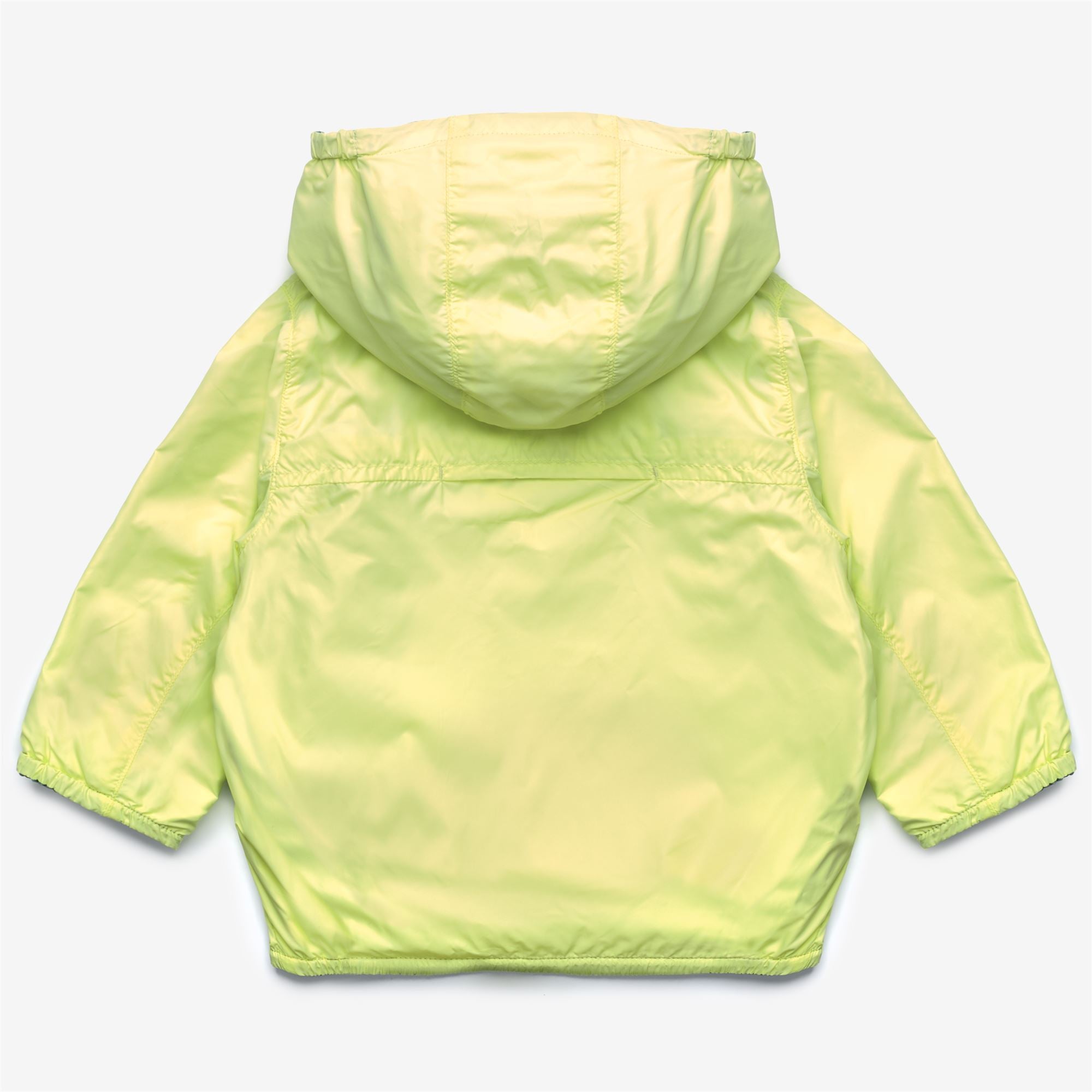 Jackets_Kid unisex_E. JAKE PLUS.2 DOUBLE_Short_Green Mine - Yellow Lime - Commercial 4