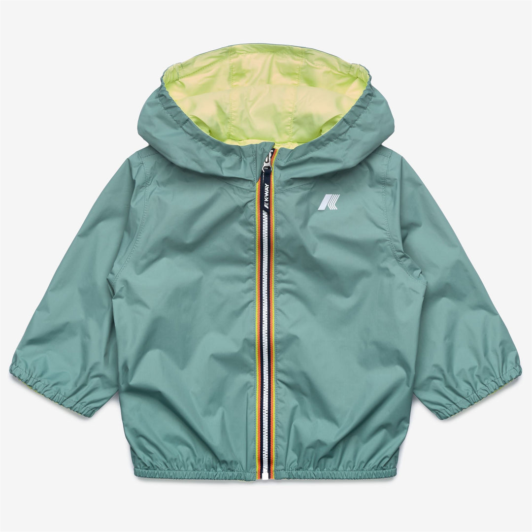 E. JAKE PLUS.2 DOUBLE Chaquetas Corto Niño unisex Green Mine-Yellow Lime main