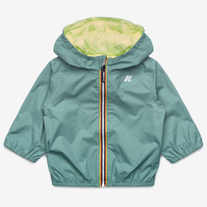 E. JAKE PLUS.2 DOUBLE Chaquetas Corto Niño unisex Green Mine-Yellow Lime 2