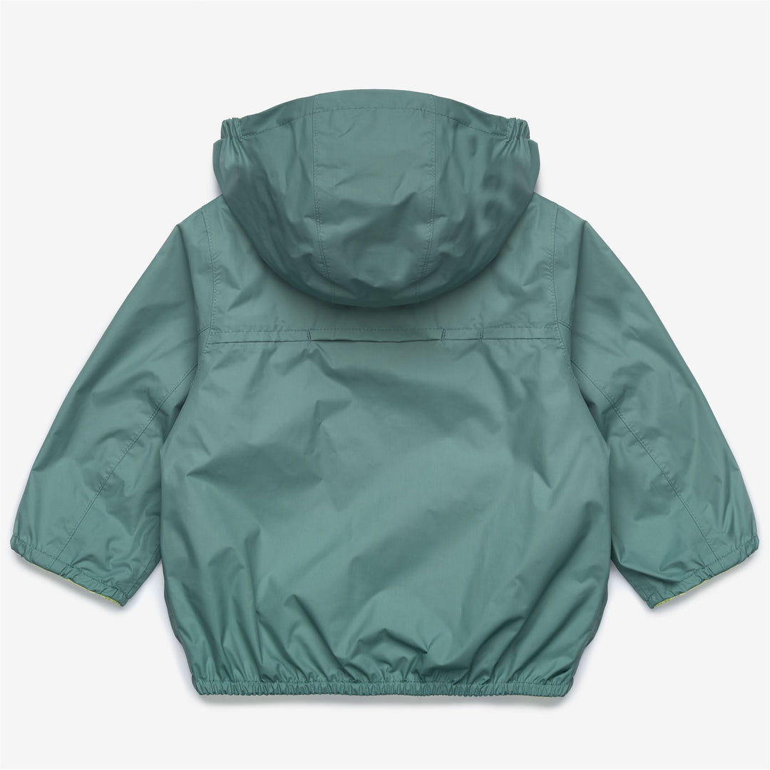 E. JAKE PLUS.2 DOUBLE Chaquetas Corto Niño unisex Green Mine-Yellow Lime main