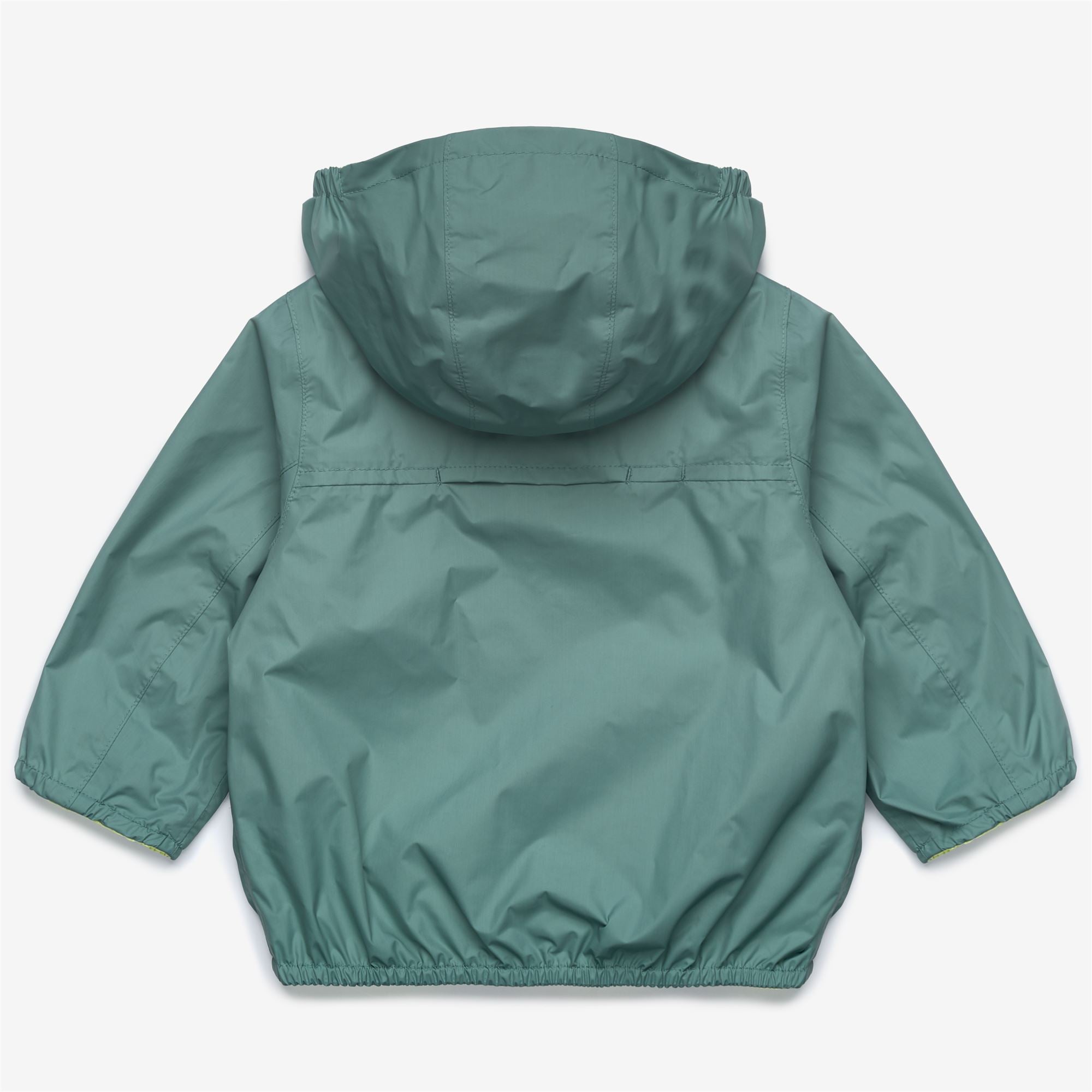 Jackets_Kid unisex_E. JAKE PLUS.2 DOUBLE_Short_Green Mine - Yellow Lime - Commercial 2