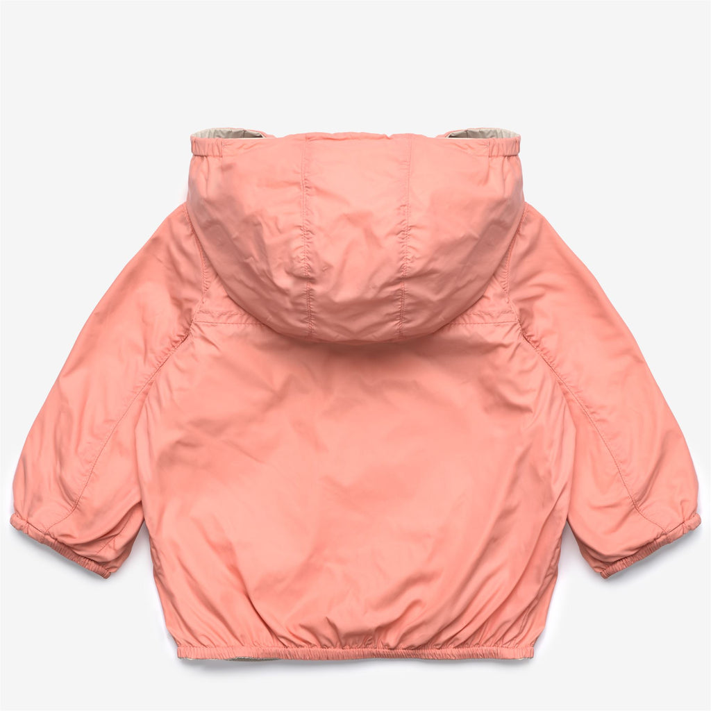 Jackets_Kid unisex_E. JAKE PLUS.2 DOUBLE_Short_BEIGE LT - Pink Pamplemousse - Commercial 4