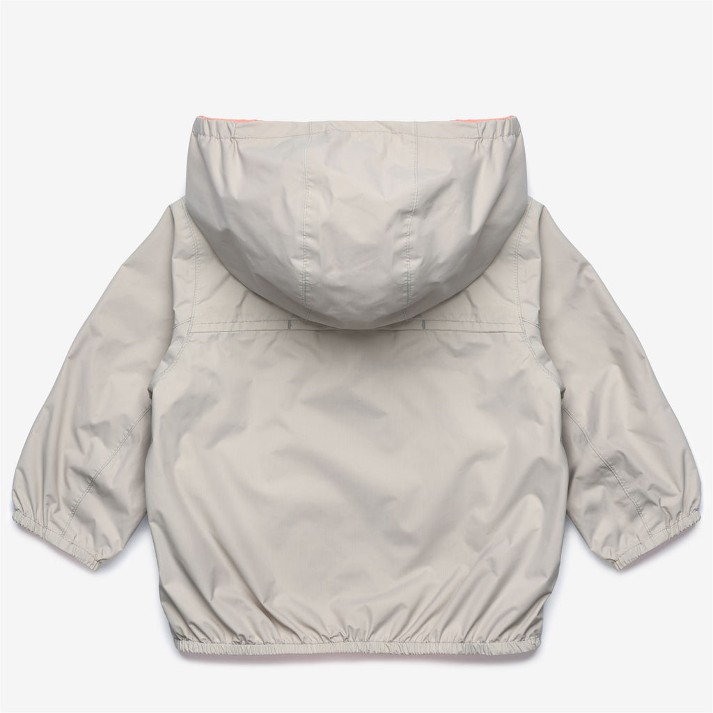 Jackets_Kid unisex_E. JAKE PLUS.2 DOUBLE_Short_BEIGE LT - Pink Pamplemousse - Commercial 2