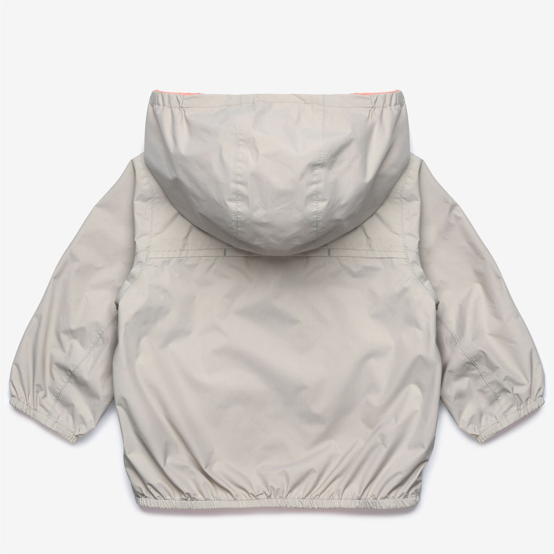 E. JAKE PLUS.2 DOUBLE Chaquetas Corto Niño unisex BEIGE LT-Pink Pamplemousse main