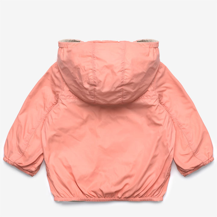 E. JAKE PLUS.2 DOUBLE Chaquetas Corto Niño unisex BEIGE LT-Pink Pamplemousse 1