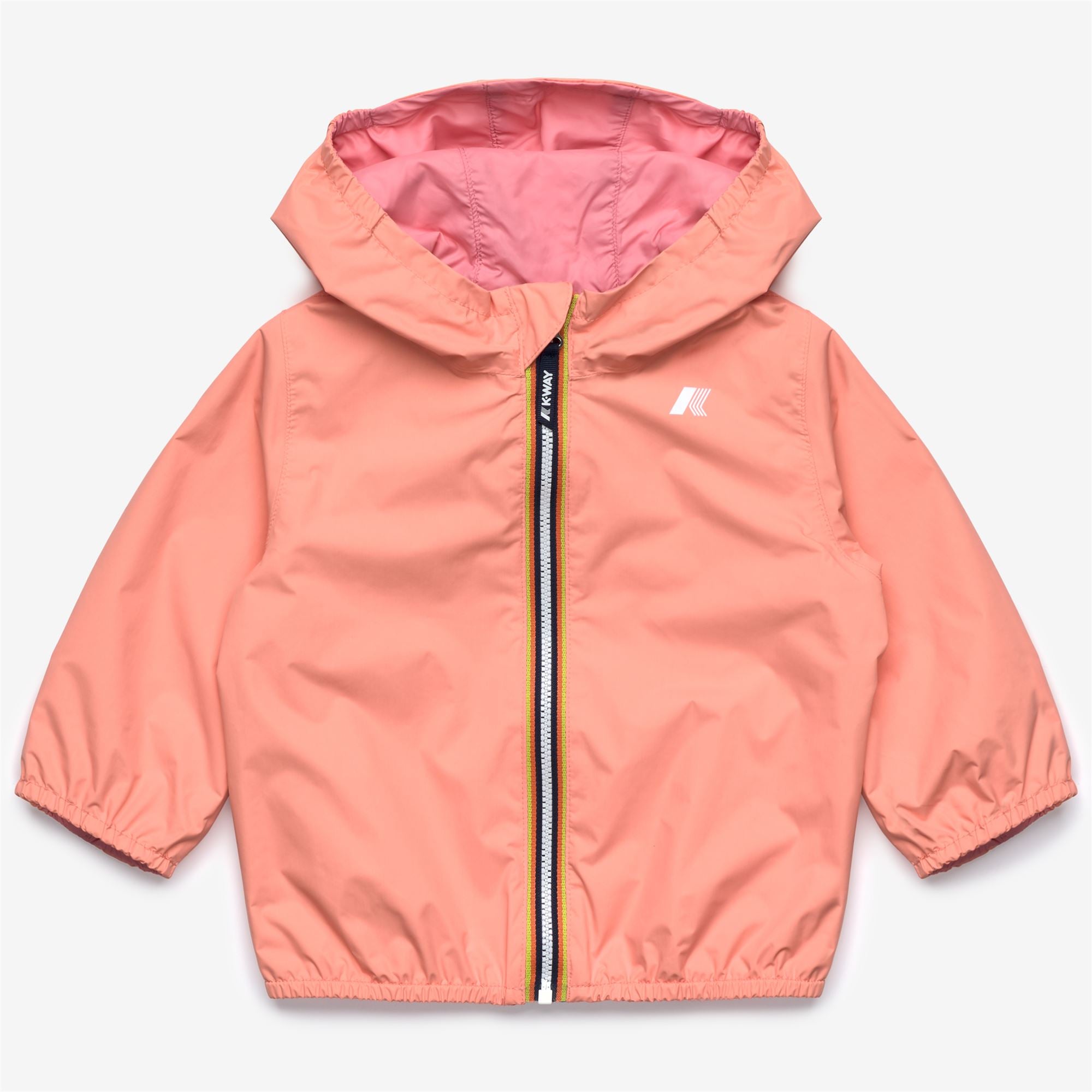 Jackets_Kid unisex_E. JAKE PLUS.2 DOUBLE_Short_Pink Pamplemousse - Pink Geranium - Commercial 1