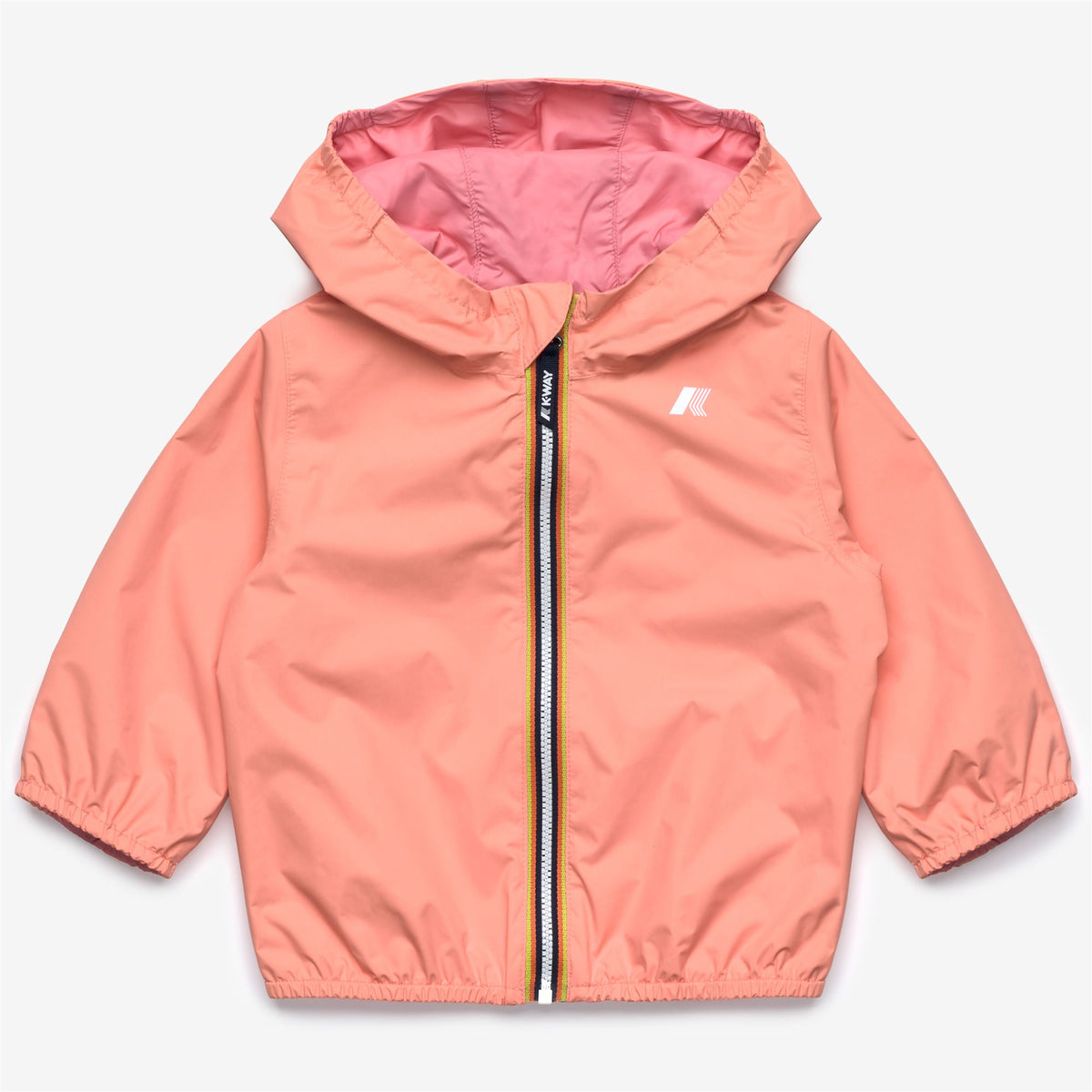 Jackets_Kid unisex_E. JAKE PLUS.2 DOUBLE_Short_Pink Pamplemousse - Pink Geranium - Commercial 1