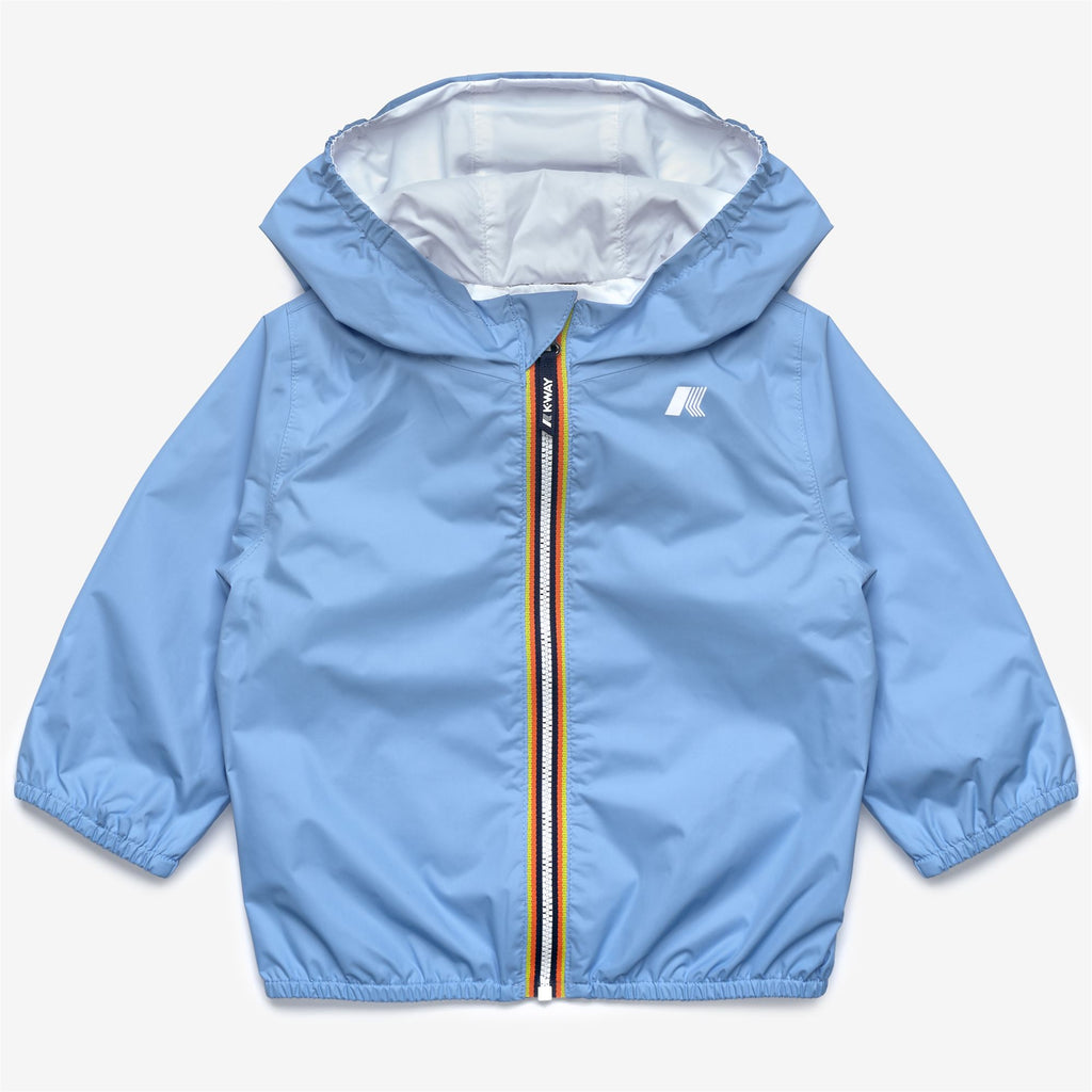 Jackets_Kid unisex_E. JAKE PLUS.2 DOUBLE_Short_Blue Cielo - White - Commercial 1