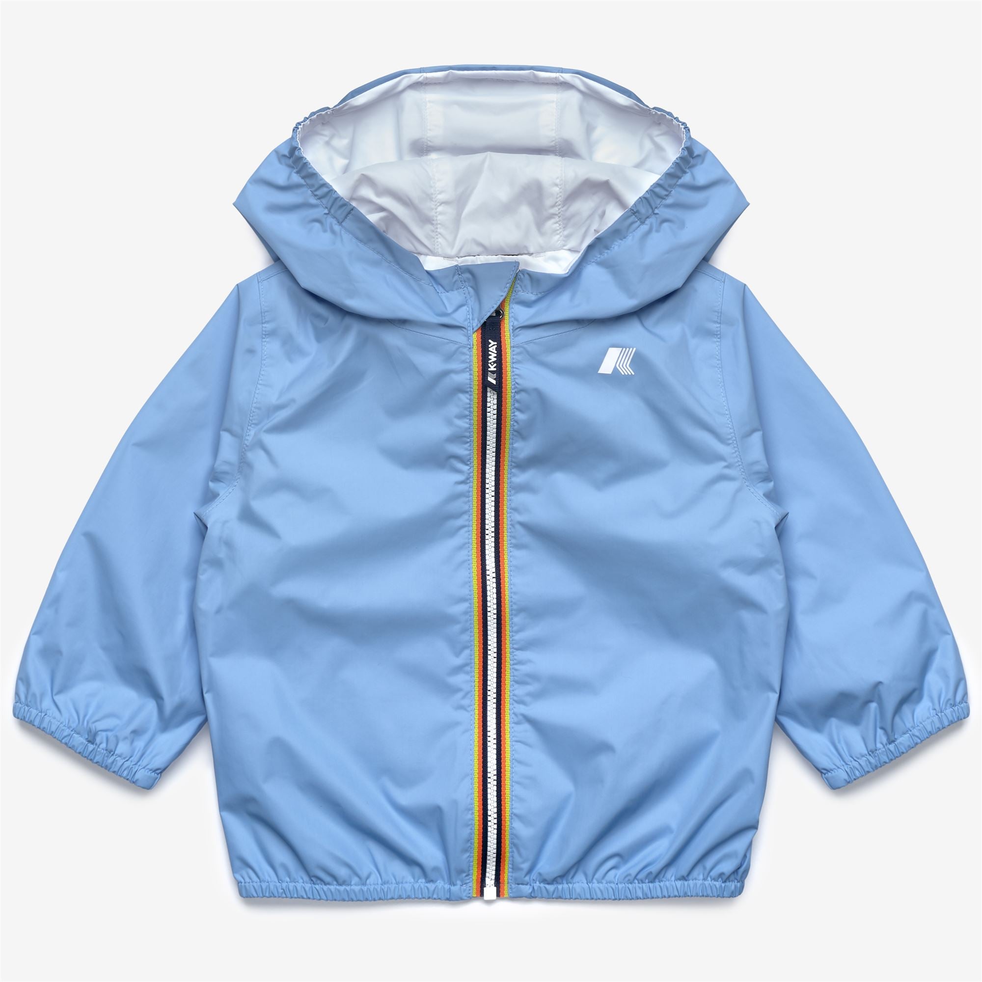 Jackets_Kid unisex_E. JAKE PLUS.2 DOUBLE_Short_Blue Cielo - White - Commercial 1