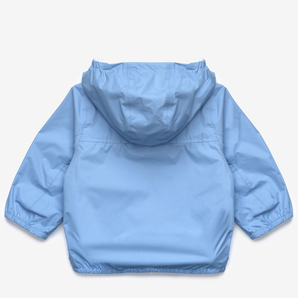 Jackets_Kid unisex_E. JAKE PLUS.2 DOUBLE_Short_Blue Cielo - White - Commercial 2