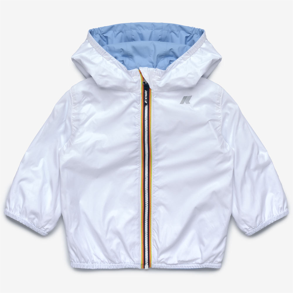 E. JAKE PLUS.2 DOUBLE Giacche Breve Bambino unisex Blue Cielo-White 02