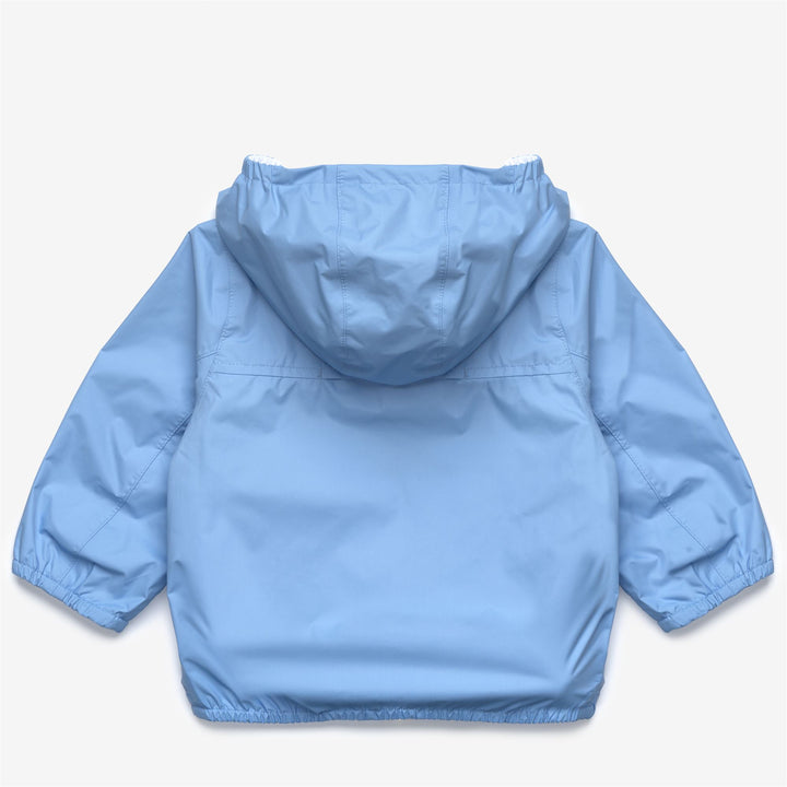 E. JAKE PLUS.2 DOUBLE Chaquetas Corto Niño unisex Blue Cielo-White 4