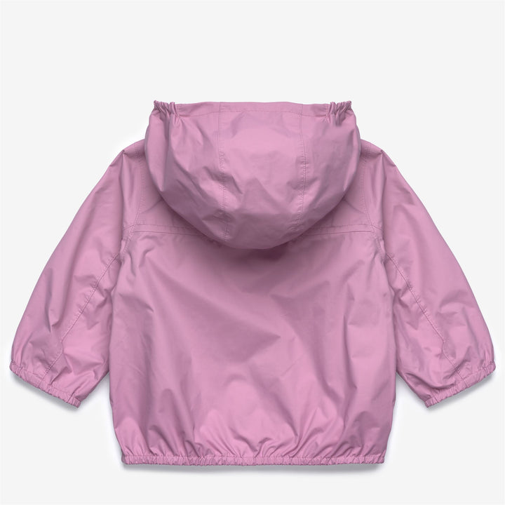 E. JAKE PLUS.2 DOUBLE Chaquetas Corto Niño unisex Violet Glicine-White 4