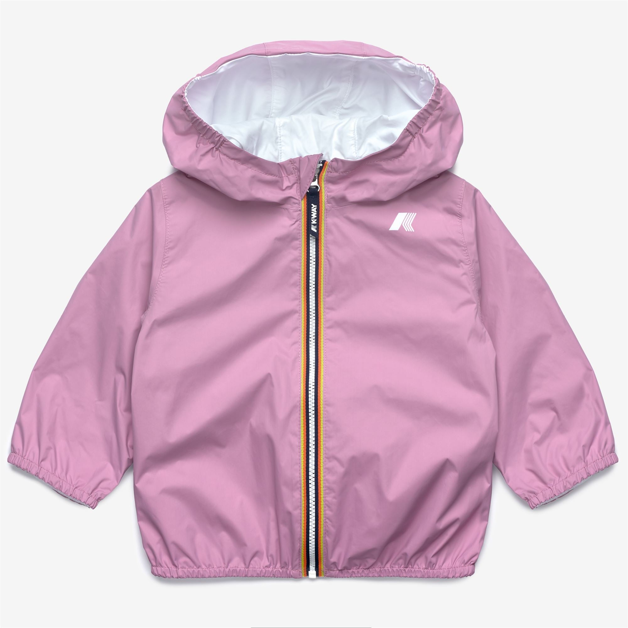 Jackets_Kid unisex_E. JAKE PLUS.2 DOUBLE_Short_Violet Glicine - White - Commercial 1