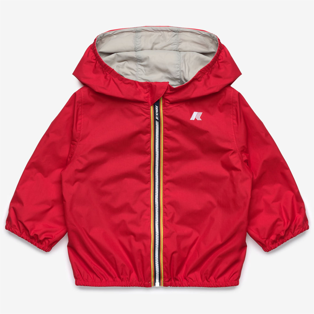 E. JAKE PLUS.2 DOUBLE Chaquetas Corto Niño unisex Red Poppy-BEIGE LT main