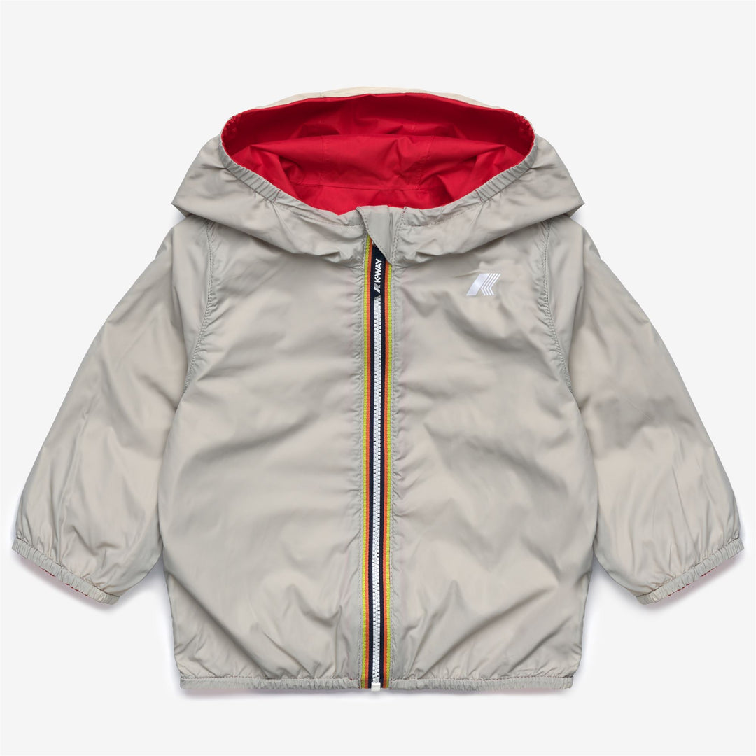 E. JAKE PLUS.2 DOUBLE Chaquetas Corto Niño unisex Red Poppy-BEIGE LT main