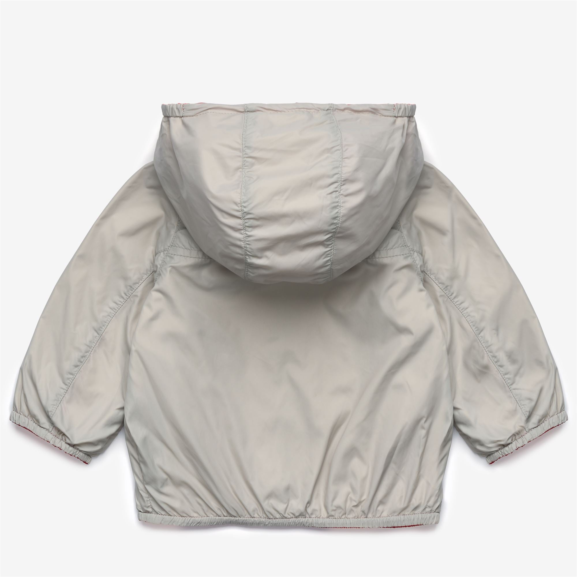 Jackets_Kid unisex_E. JAKE PLUS.2 DOUBLE_Short_Red Poppy - BEIGE LT - Commercial 4