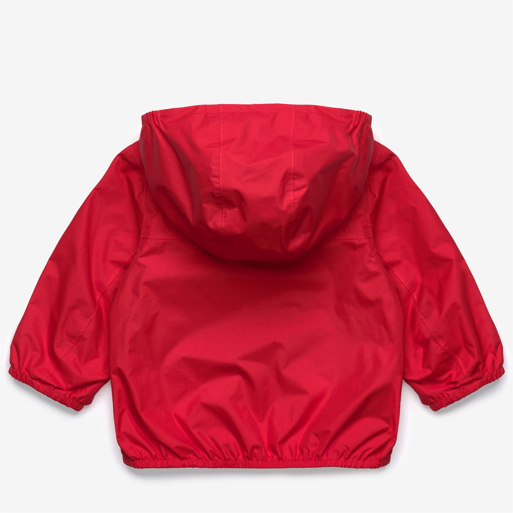 Jackets_Kid unisex_E. JAKE PLUS.2 DOUBLE_Short_Red Poppy - BEIGE LT - Commercial 2