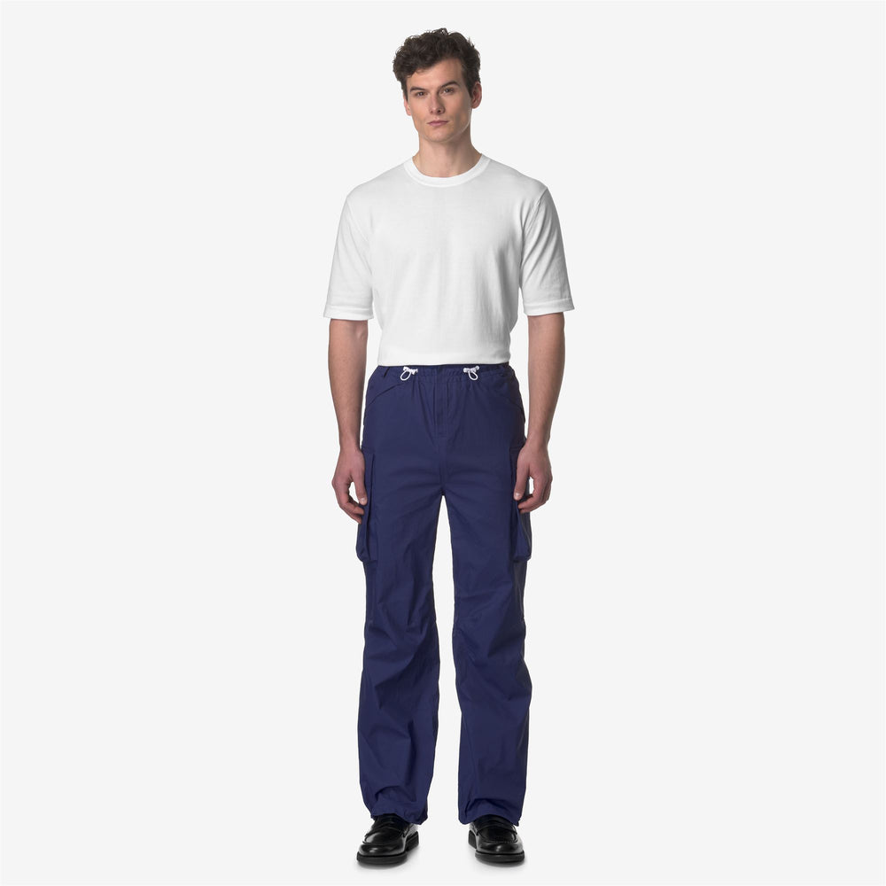Cobalt Blue Unisex Sport Cargo Pants with Windproof Fabric 02