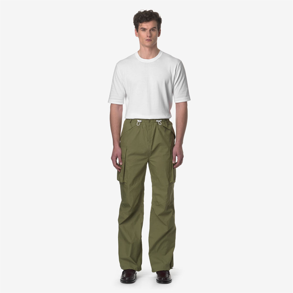 Sphagnum Green Unisex Cargo Sport Trousers for City Wear 02