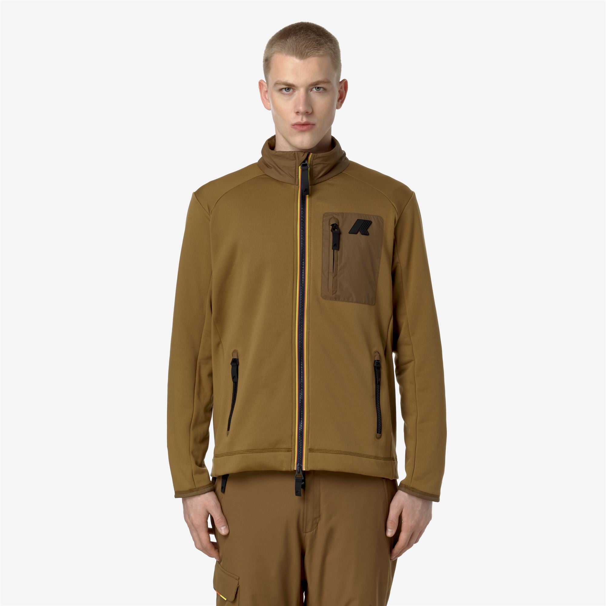 Fleece_MAN_LECREY_Jacket_Brown Corda - Commercial 4