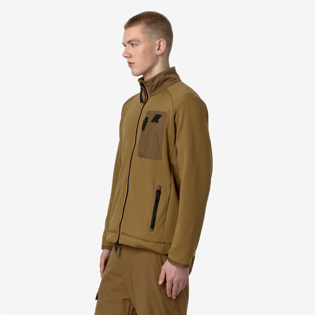 Fleece_MAN_LECREY_Jacket_Brown Corda - Commercial 5