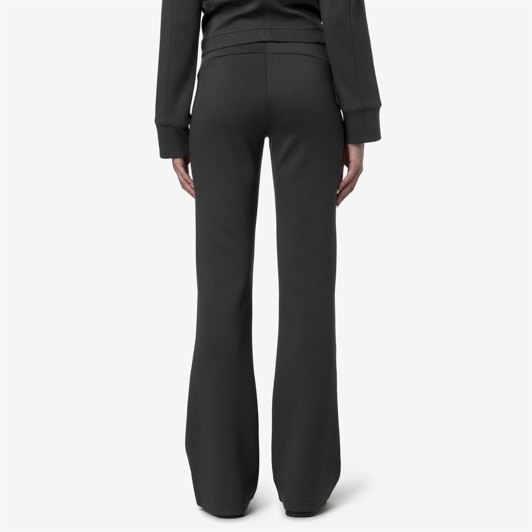 Grey Women's Flared Sport Trousers with Adjustable Waist main