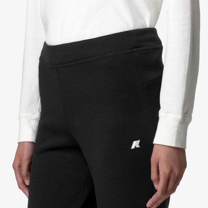 Pantaloni Sportivi Flare Donna Nero Grigio per Attività Ricreative Calde 2