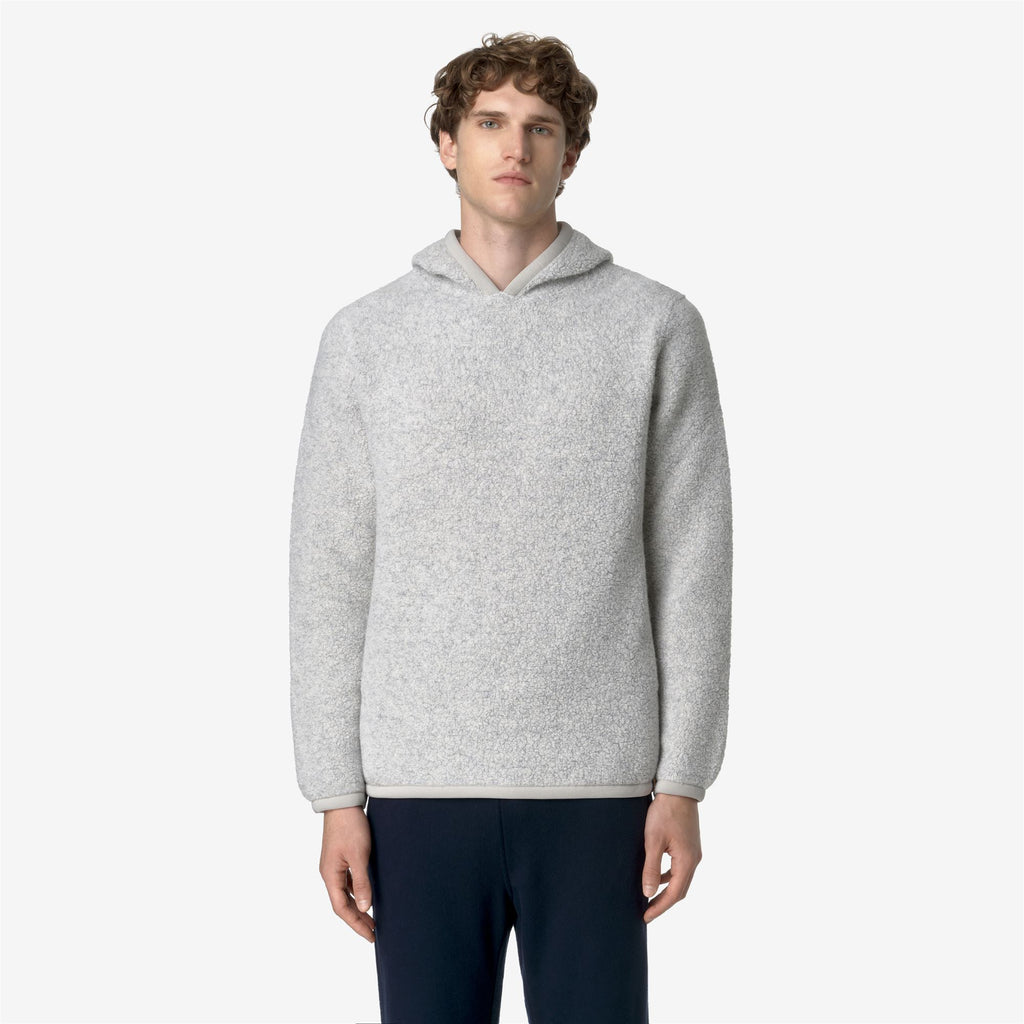 Fleece_MAN_ERNIE WOOL FLEECE_Pull Over_Lt grey mel - Grey Mid - Commercial 4